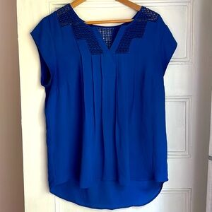 Electric Blue Daniel Rainn blouse